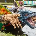 Bos-Flowers Varend Corso draak