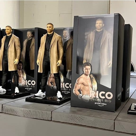 Eind resultaat actiefiguur Rico Verhoeven