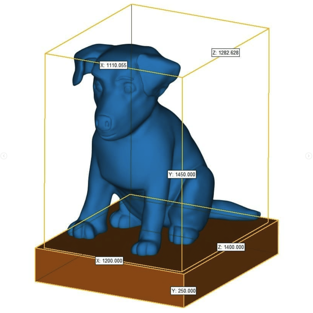3D-Design van blow-up Blue Dog Breda - 3D Next Level - creative