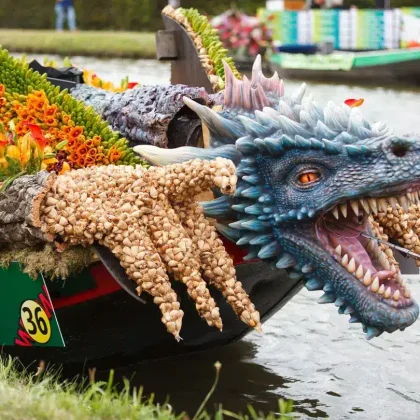 Bos-Flowers Varend Corso draak
